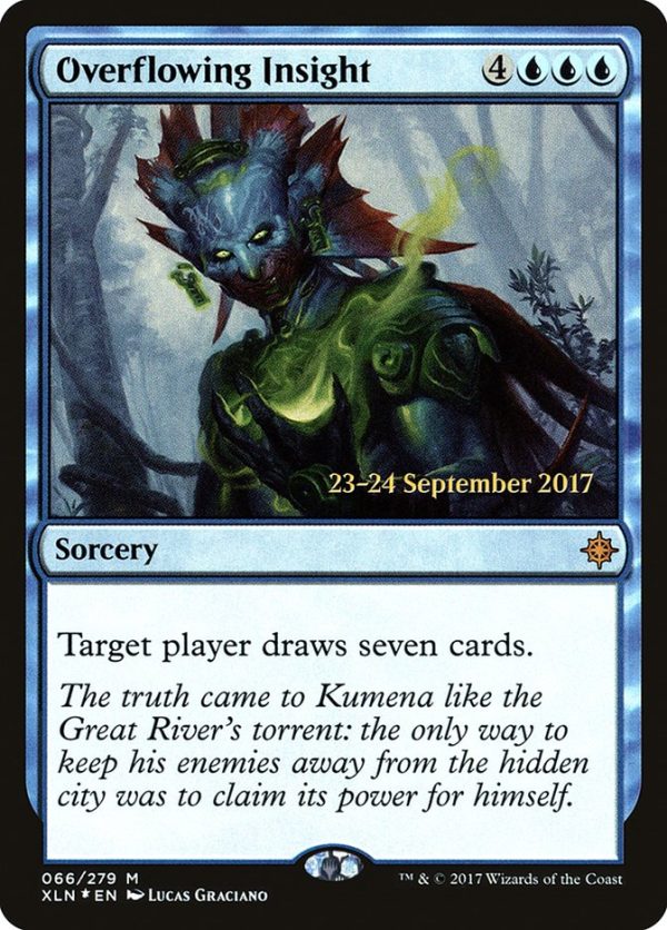 Overflowing Insight [Ixalan Prerelease Promos] Online Hot Sale