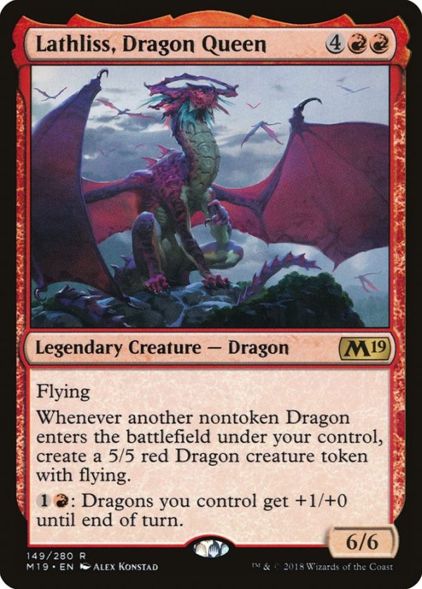 Lathliss, Dragon Queen [Core Set 2019] on Sale