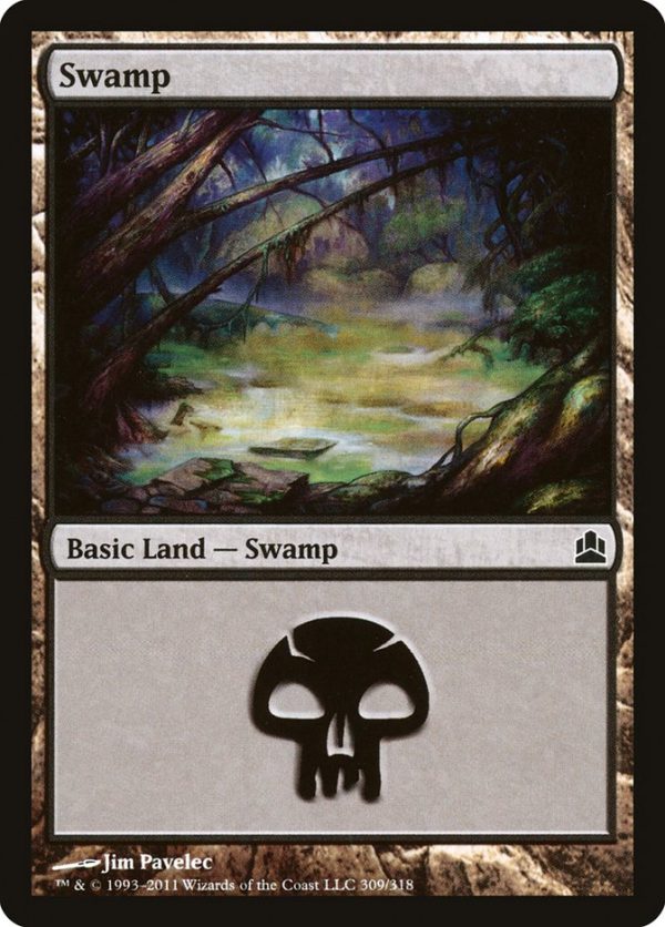 Swamp (309) [Commander 2011] For Cheap