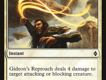 Gideon s Reproach [Battle for Zendikar] Online