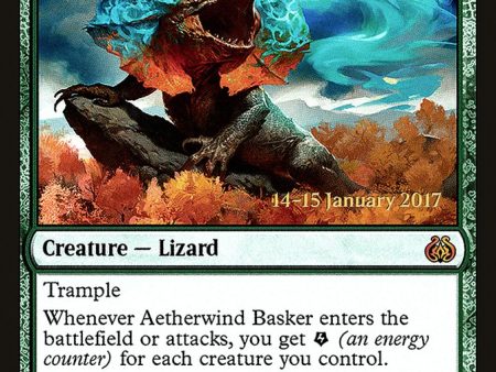 Aetherwind Basker [Aether Revolt Prerelease Promos] Hot on Sale