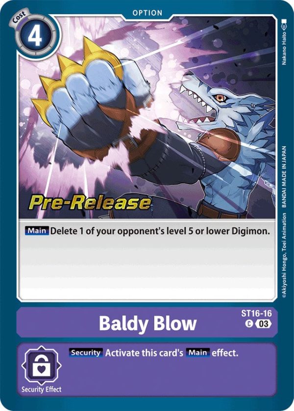 Baldy Blow [ST16-16] [Starter Deck: Wolf of Friendship Pre-Release Cards] Fashion