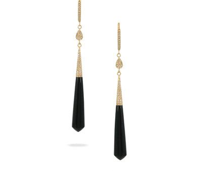 Doves Black Onyx and Diamond Earrings E9548BO Hot on Sale