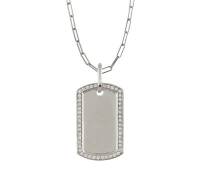 Doves Diamond Pendant P9558-1-W For Sale