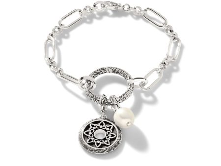 John Hardy Padma Amulet Keyring Bracelet BU900853 Discount