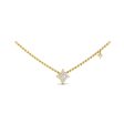 Vlora Estrella 14k Yellow Gold and Diamond Necklace VN60215 Cheap