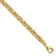 14k Yellow Gold Byzantine Link Bracelet 7.5 inches LF1487-7.5 on Sale