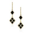 Doves Black Onyx and Diamond Earrings E7953BO For Sale