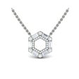 Vlora Serafina 14k White Gold and Diamond Necklace VP60329 Online Hot Sale