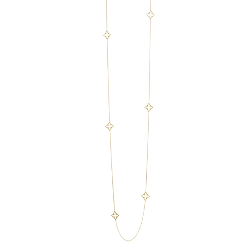 MIDAS 14k Gold Long and Lovely Station Necklace MF029354 For Cheap