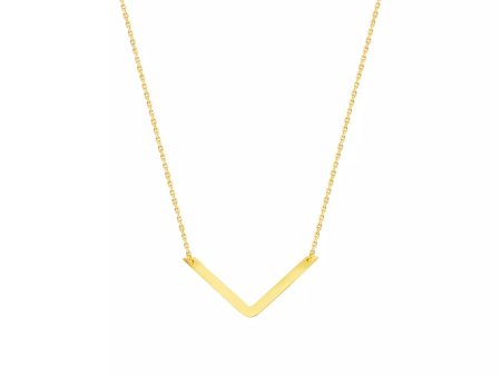 MIDAS 14k Gold Chevron Necklace MF024875 Discount