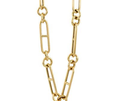 Doves 14k Yellow Gold Paperclip Chain H-2-18 Supply