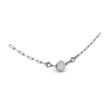 Vlora Serafina 14k White Gold and Diamond Necklace VN60285 For Cheap