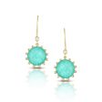 Doves Amazonite and Diamond Earrings on Sale